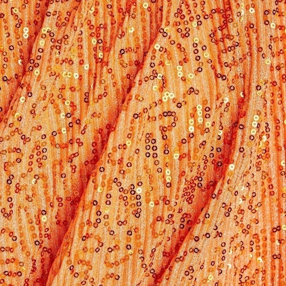 STINE GOYA Sequin Metallic Rib Knit Pleated Draped Front Sleeveless Mini Dress S - Picture 11 of 13